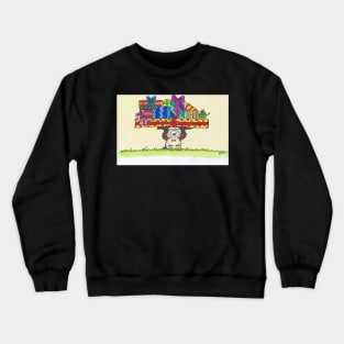 Happy Birthday owl with presents Crewneck Sweatshirt